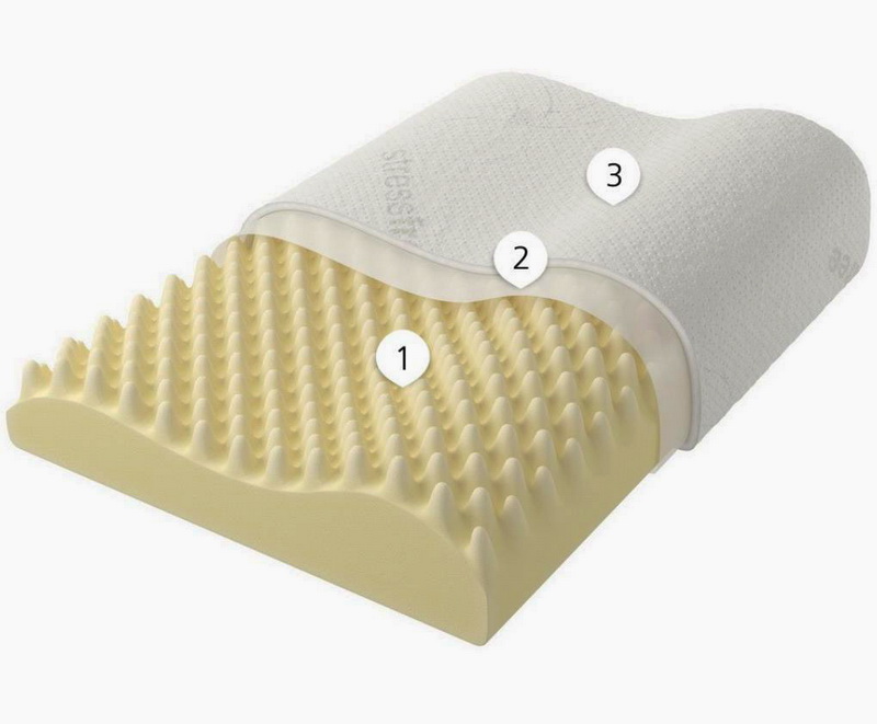 Ортопедическая подушка Вегас 11 c наполнением  Memory Foam